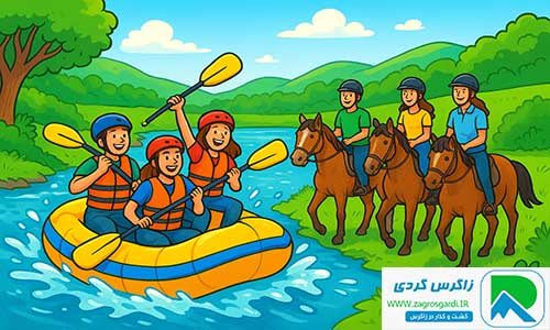 تور رفتینگ+اسب سواری